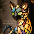 Charming Cat LED Night Light Cute Animal Bedside Table Lamp Decor