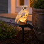 Waterproof Solar Owl Garden Light Outdoor Decorative Stake Lamp