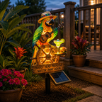 Solar Parrot Garden Light Outdoor Decorative Bird Stake LED Lamp