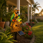 Solar Parrot Garden Light Outdoor Decorative Bird Stake LED Lamp