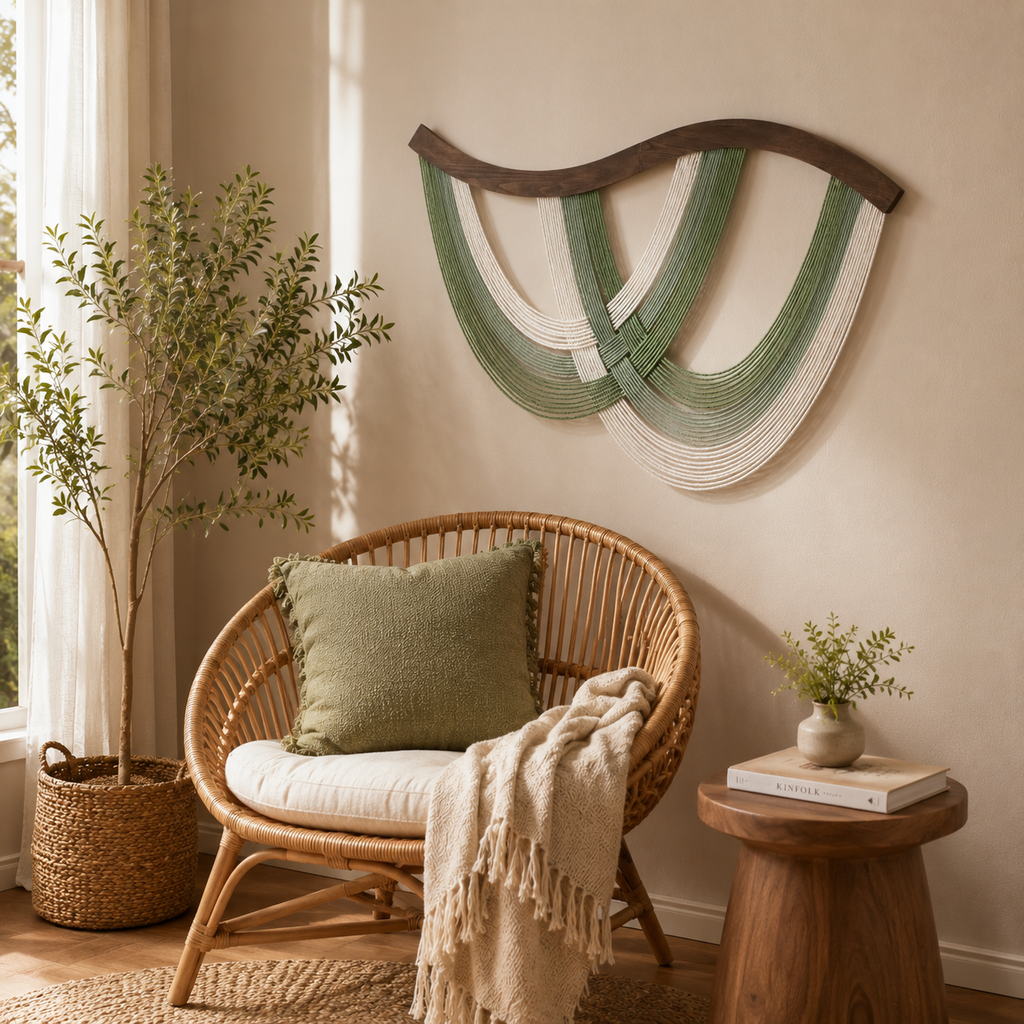 Boho Wall Hanging Macrame Woven Tapestry Bohemian Home Decor Living Room Bedroom