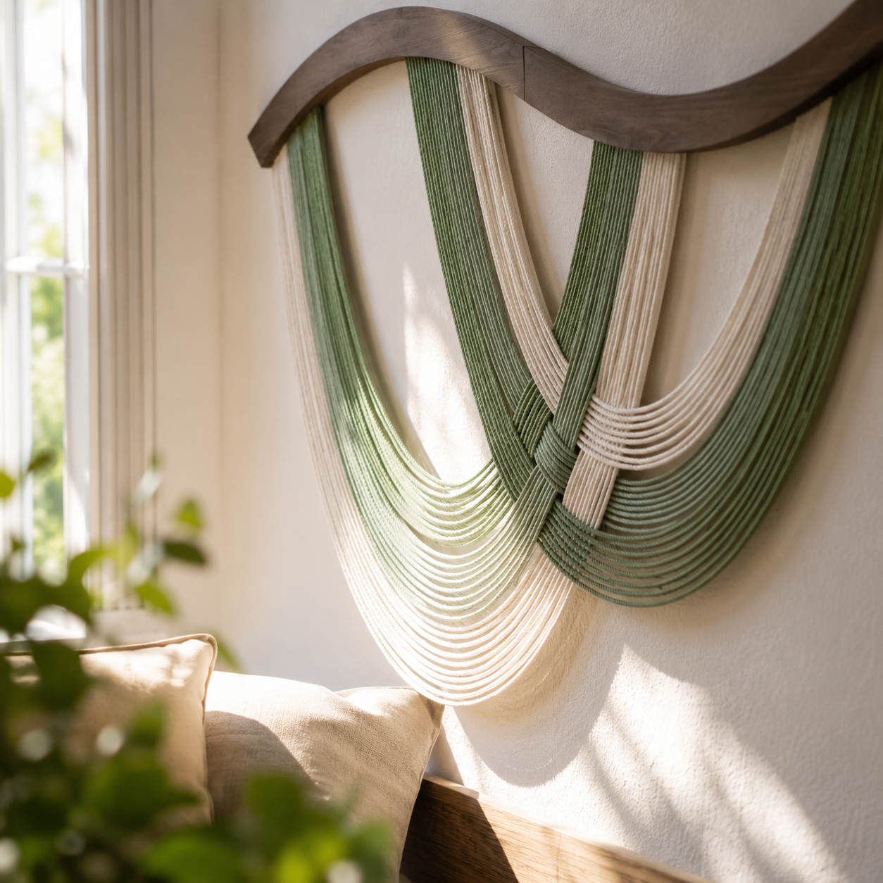 Boho Wall Hanging Macrame Woven Tapestry Bohemian Home Decor Living Room Bedroom