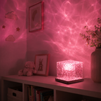 Ocean Wave Night Light Projector LED Ambient Table Lamp for Bedroom Relaxation