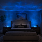 Ocean Wave Night Light Projector LED Ambient Table Lamp for Bedroom Relaxation