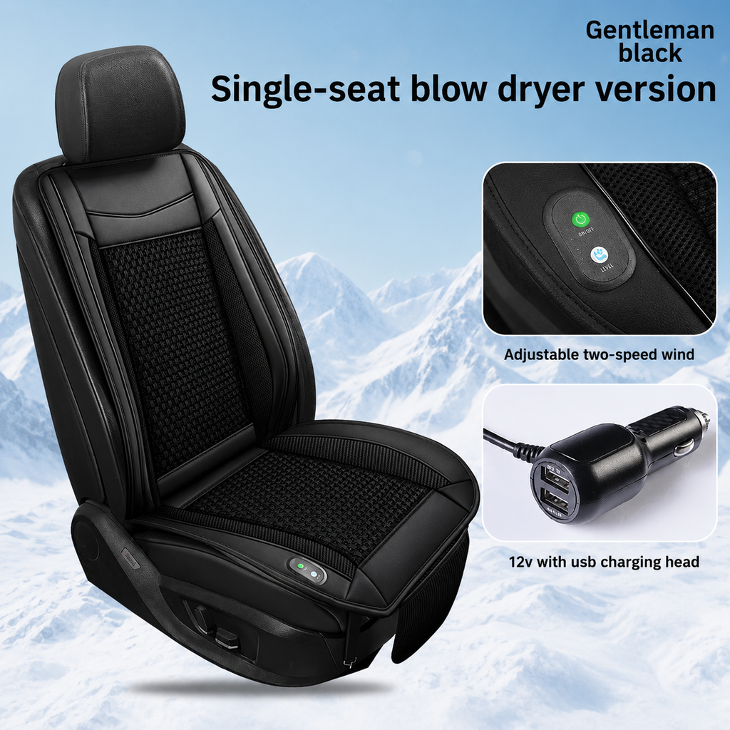 DriveCool Car Seat Cooling Cushion Ventilated Fan Pad