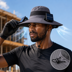 SolarBreeze Solar Powered Cooling Hat Dual Fan