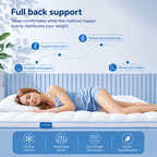 BambooChill Bamboo Cooling Mattress Topper Breathable