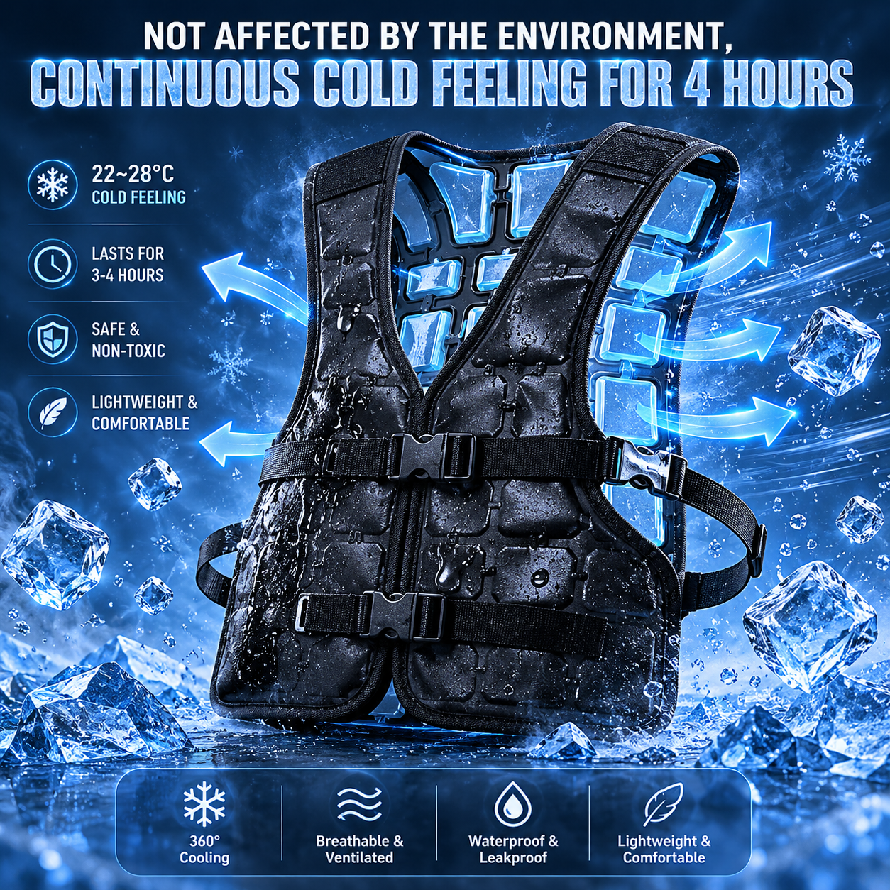 PhaseCore Pro Phase Change Cooling Vest Lightweight
