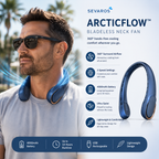 ArcticFlow Portable Neck Fan Rechargeable 4000mAh