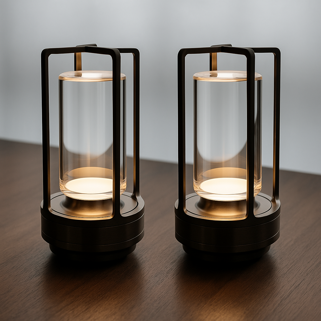 Cordless Table Lamp Rechargeable – Portable LED Lantern for Bedroom & Living Room
