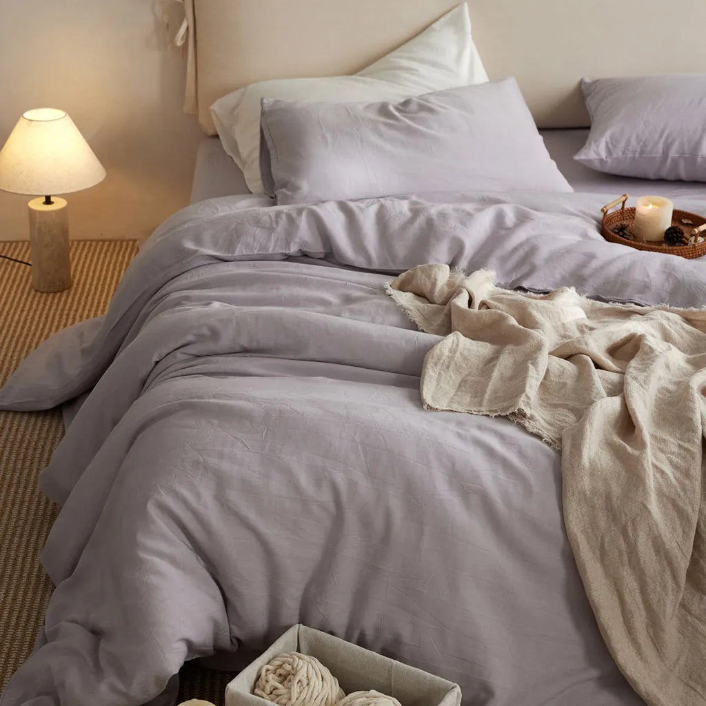 Cloud Soft Duvet Cover Plush Cotton Bedding Bedroom Comfort