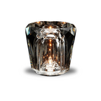 Crystal Gem LED Table Lamp – Faceted Glass Decorative Night Light for Bedroom, Living Room & Dining