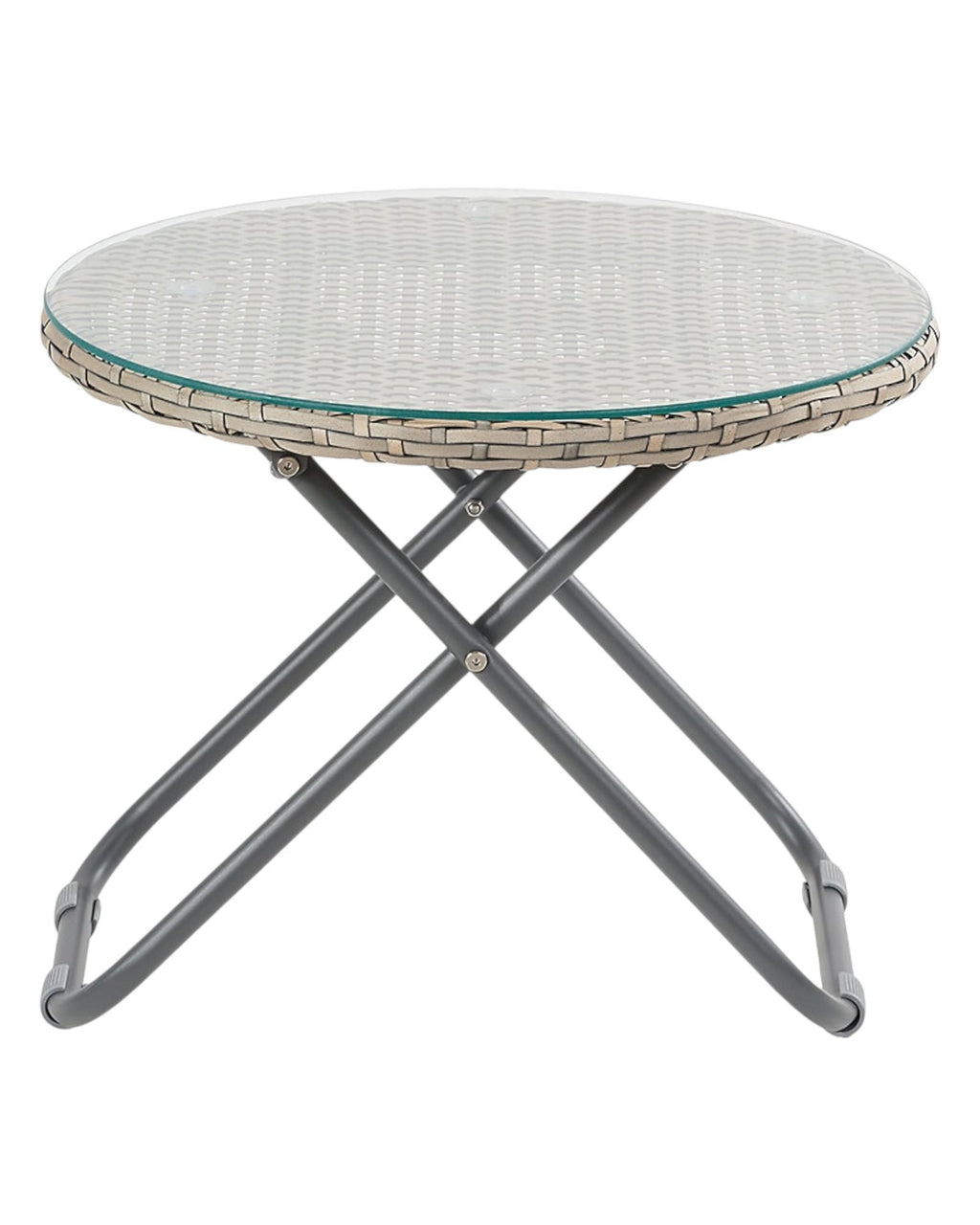 Rattan Snug Garden Furniture Chair Table Set Natural