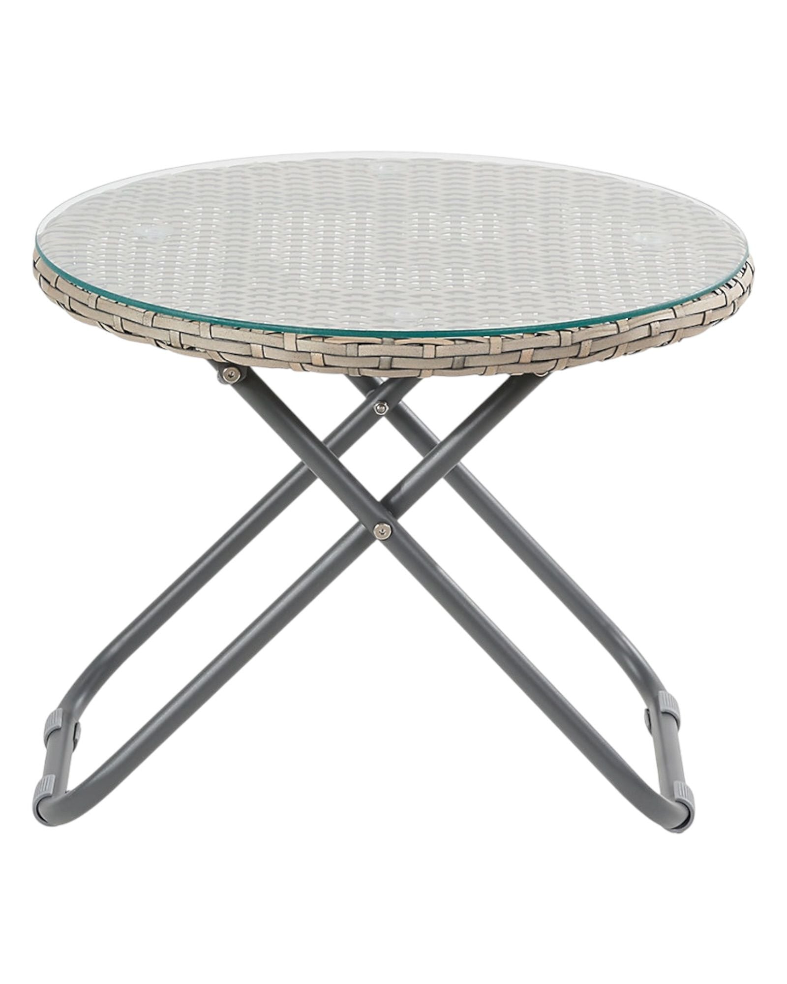 Rattan Snug Garden Furniture Chair Table Set Natural