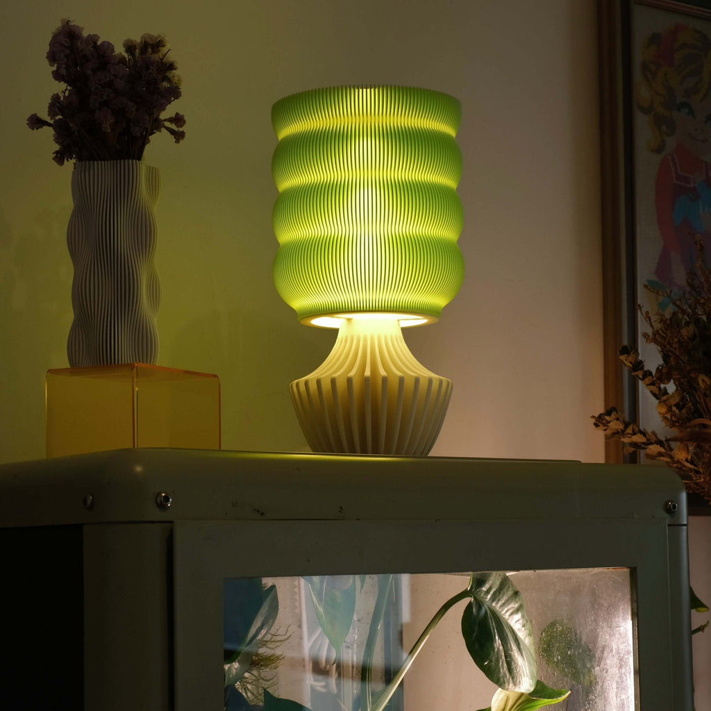Matcha Table Lamp Green LED Mushroom Bedside Decor Light Glenbrookhome