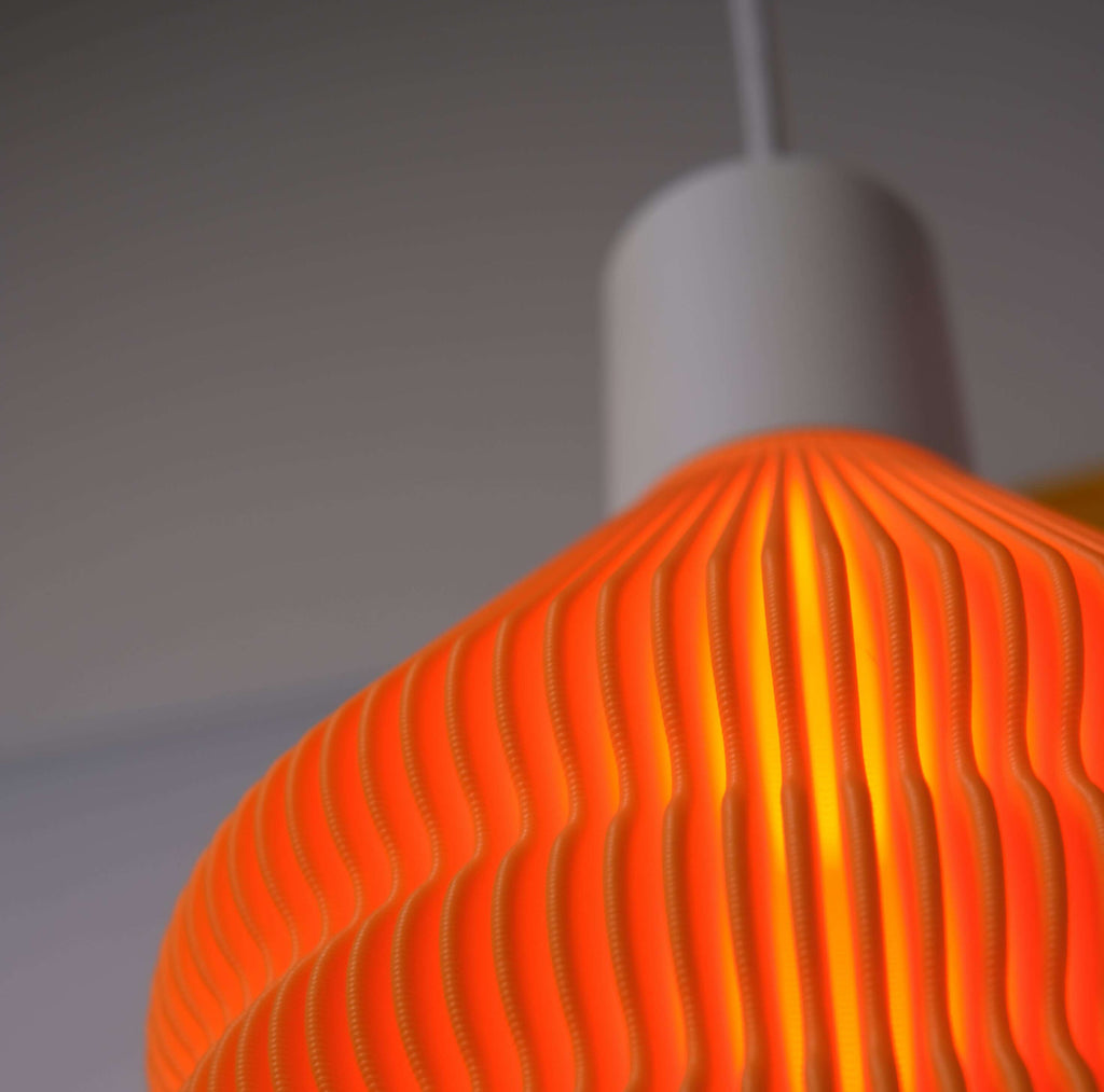 Otto Pendant Lamp Mandarin Orange Hanging Ceiling Light Modern Decor Glenbrookhome