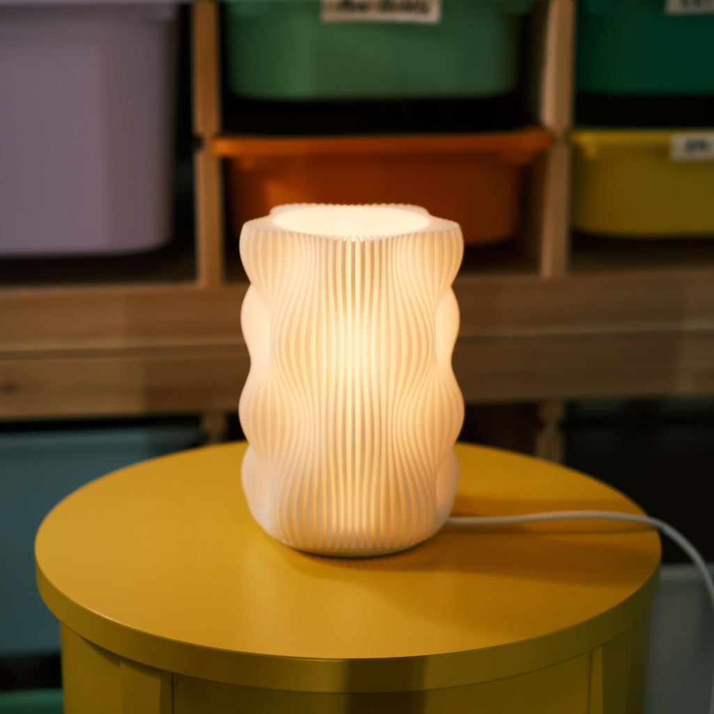 Bubble Table Lamp Natural LED Mushroom Bedside Decor Light Glenbrookhome