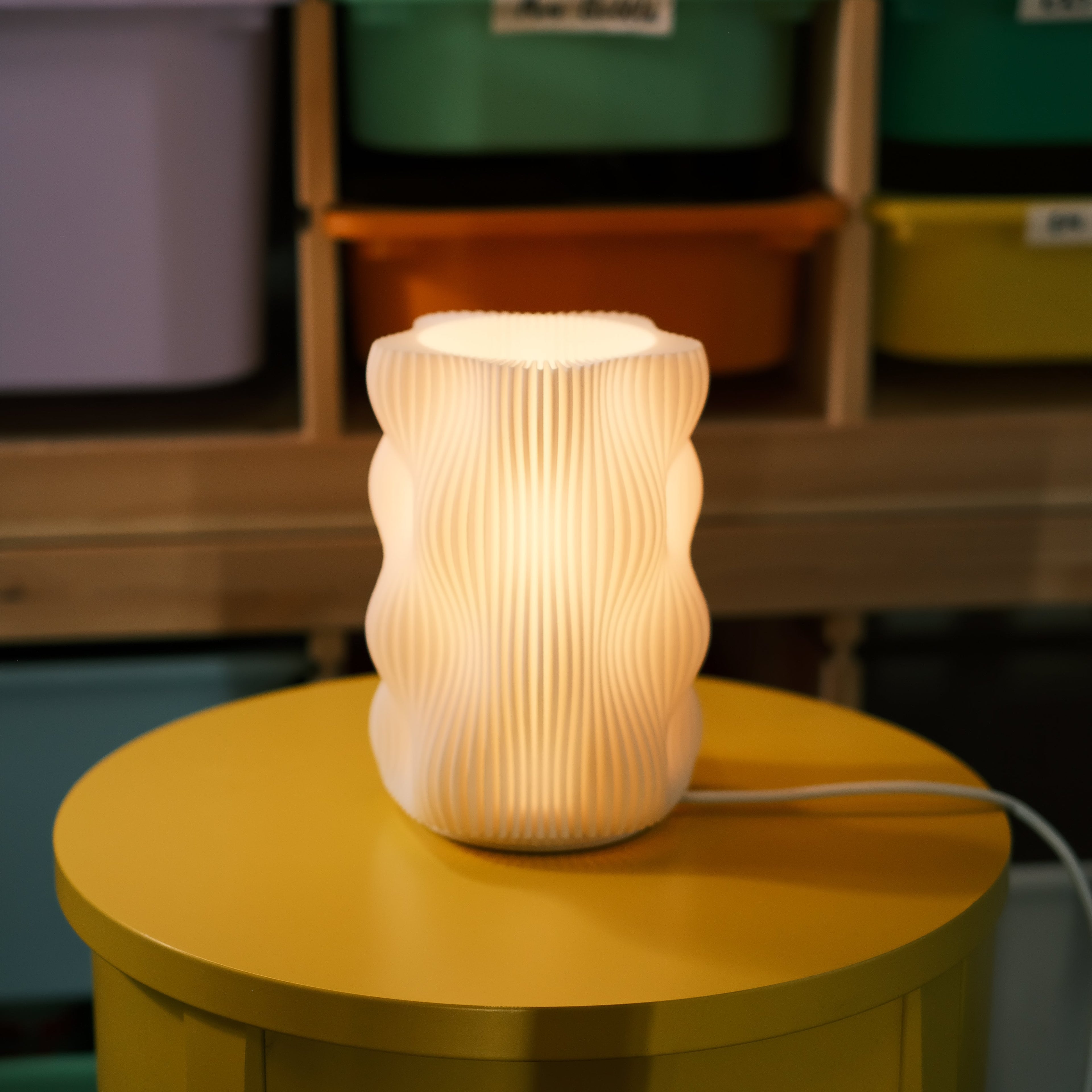 Bubble Table Lamp Natural LED Mushroom Bedside Decor Light Glenbrookhome