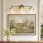 Adrian Modern Minimalist Metal Glass Globe Wall Light