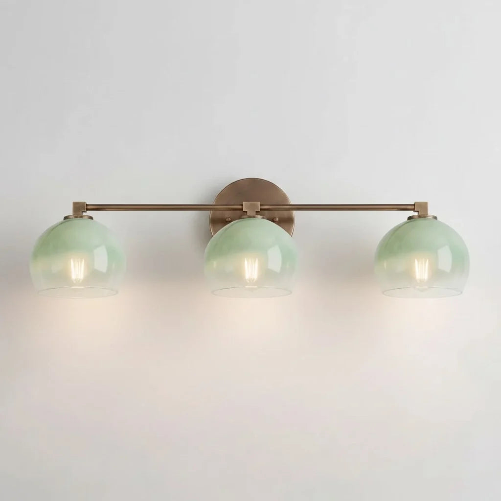 Adrian Modern Minimalist Metal Glass Globe Wall Light