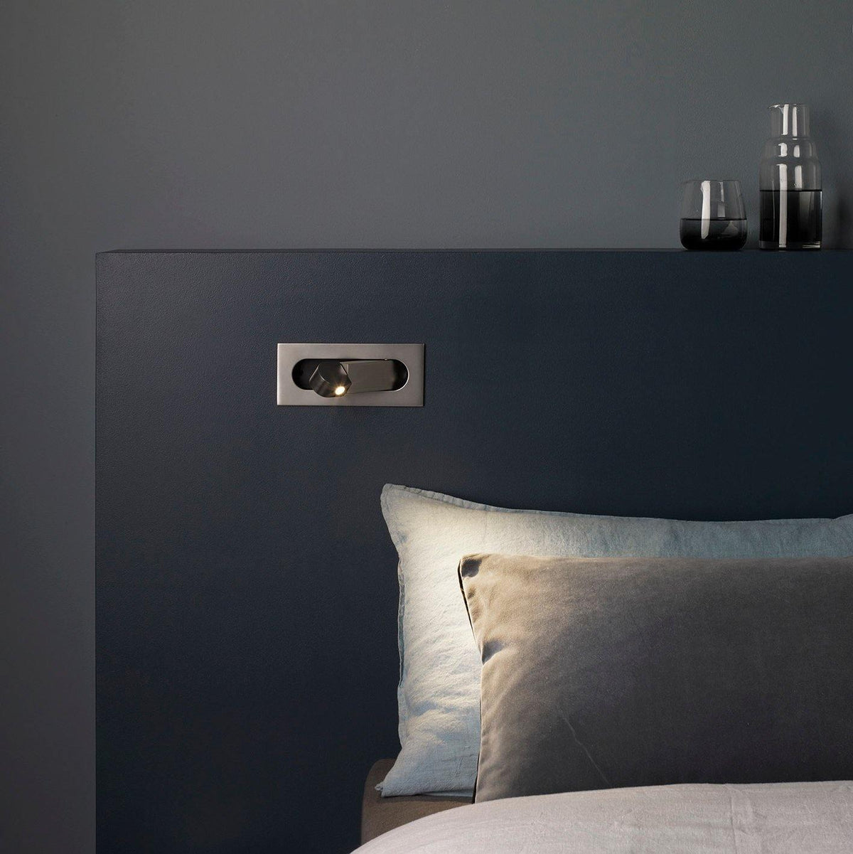 Modern Recessed Rectangular Adjustable LED Wall Sconce 1-Light