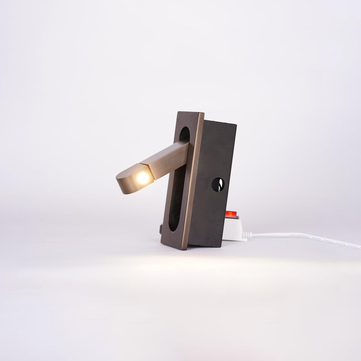 Modern Recessed Rectangular Adjustable LED Wall Sconce 1-Light