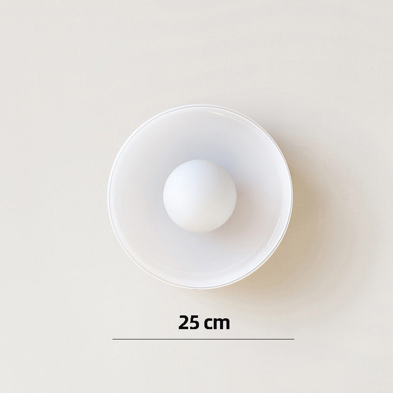 Modern Glass Disc Ceiling and Wall Light LED 1-Light