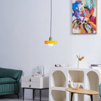 Modern Disc Orb LED Pendant Lamp – Minimalist Globe Hanging Light 1-Light