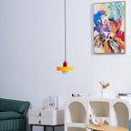 Modern Disc Orb LED Pendant Lamp – Minimalist Globe Hanging Light 1-Light