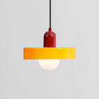 Modern Disc Orb LED Pendant Lamp – Minimalist Globe Hanging Light 1-Light