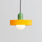 Modern Disc Orb LED Pendant Lamp – Minimalist Globe Hanging Light 1-Light