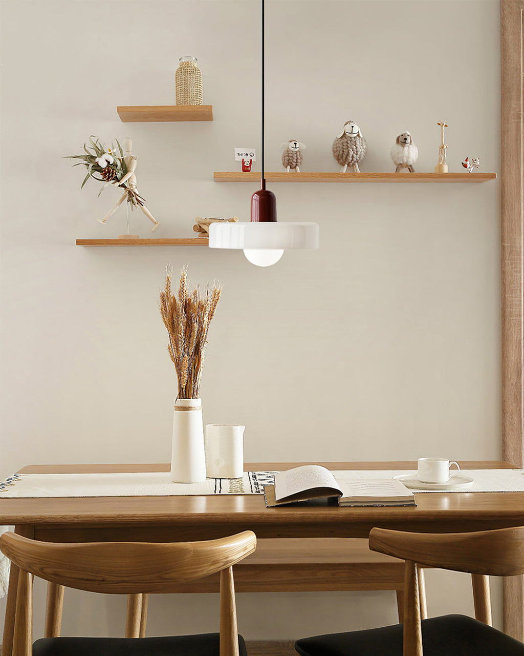 Modern Disc Orb LED Pendant Lamp – Minimalist Globe Hanging Light 1-Light