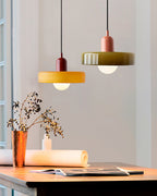 Modern Disc Orb LED Pendant Lamp – Minimalist Globe Hanging Light 1-Light