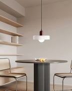 Modern Disc Orb LED Pendant Lamp – Minimalist Globe Hanging Light 1-Light