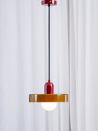 Modern Disc Orb LED Pendant Lamp – Minimalist Globe Hanging Light 1-Light