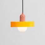 Modern Disc Orb LED Pendant Lamp – Minimalist Globe Hanging Light 1-Light
