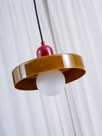 Modern Disc Orb LED Pendant Lamp – Minimalist Globe Hanging Light 1-Light