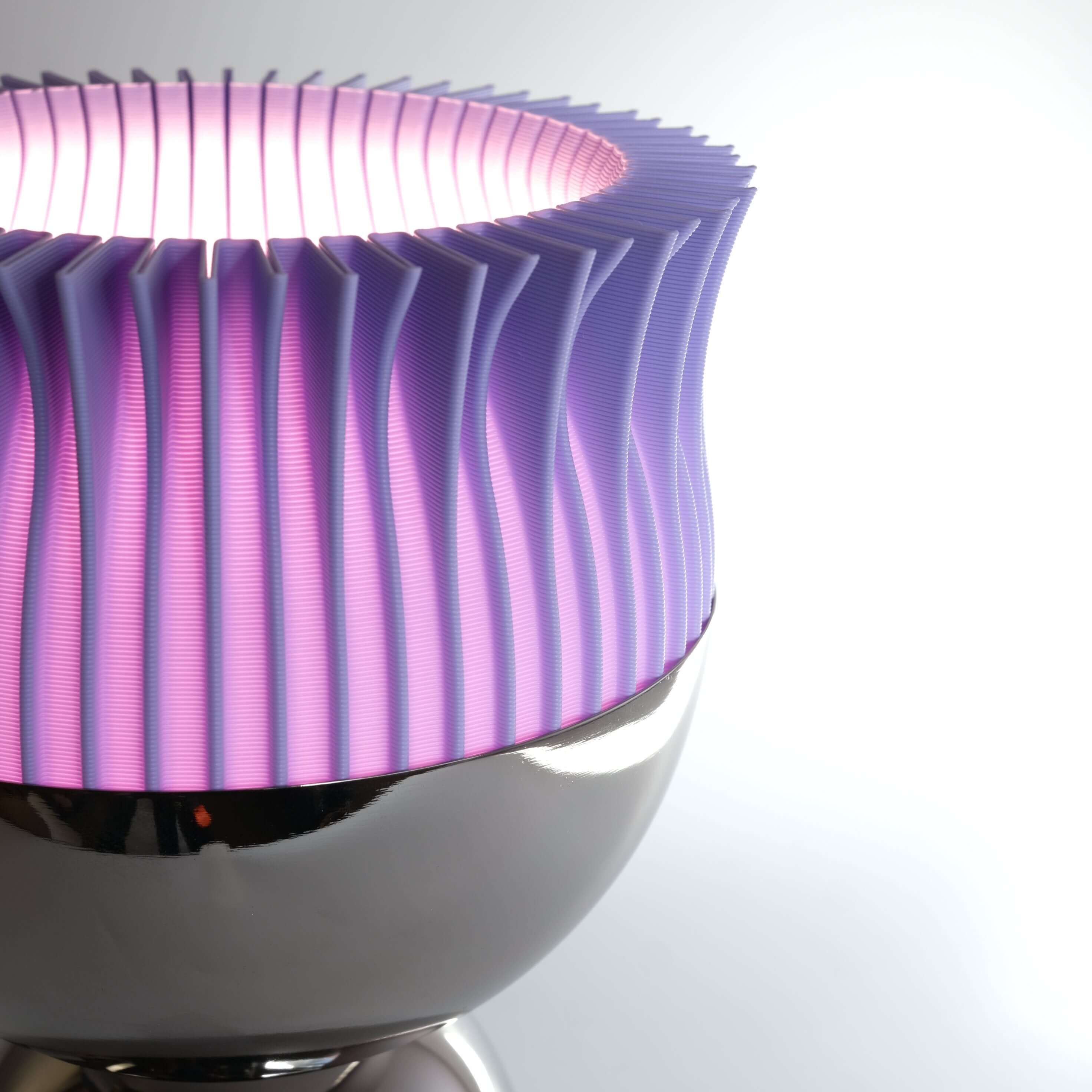 Flora Table Lamp Lilac Purple Mushroom LED Bedside Light Glenbrookhome