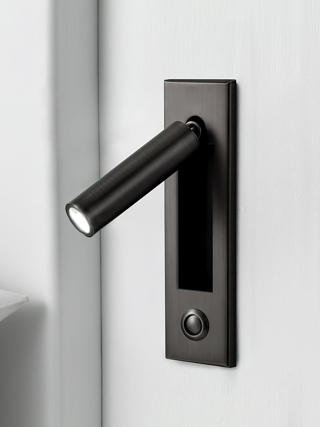 Modern Minimalist Embedded Aluminum LED Wall Sconce 1-Light