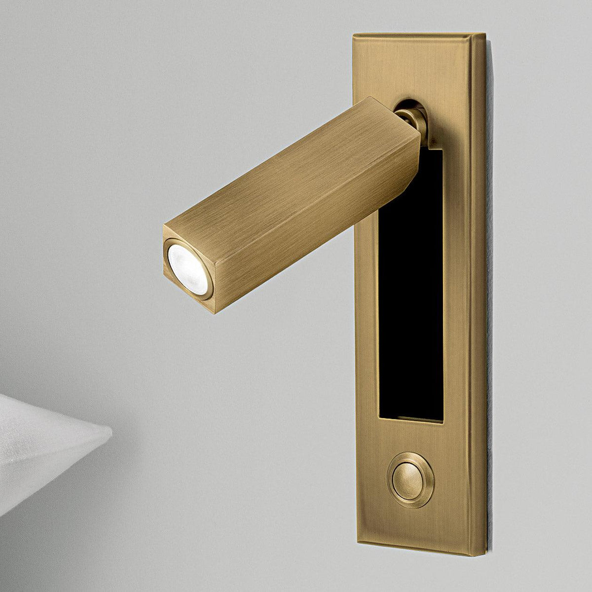 Modern Minimalist Embedded Aluminum LED Wall Sconce 1-Light