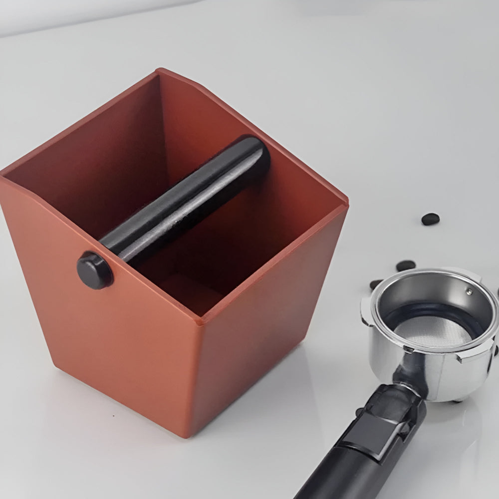 Espresso Coffee Knock Box – Durable ABS Construction for Mess-Free Espresso Disposal, Compact Size, Non-Slip Base