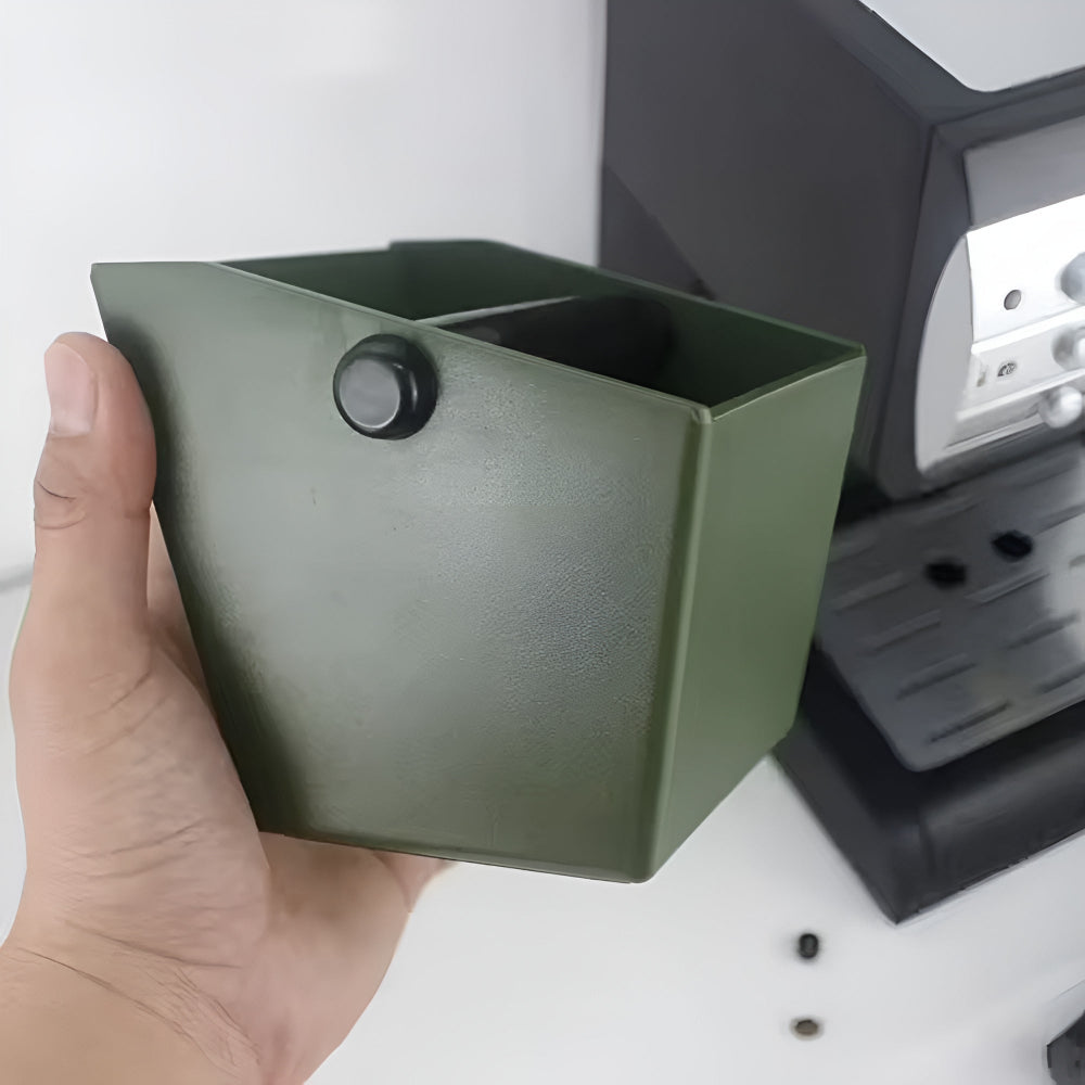 Espresso Coffee Knock Box – Durable ABS Construction for Mess-Free Espresso Disposal, Compact Size, Non-Slip Base