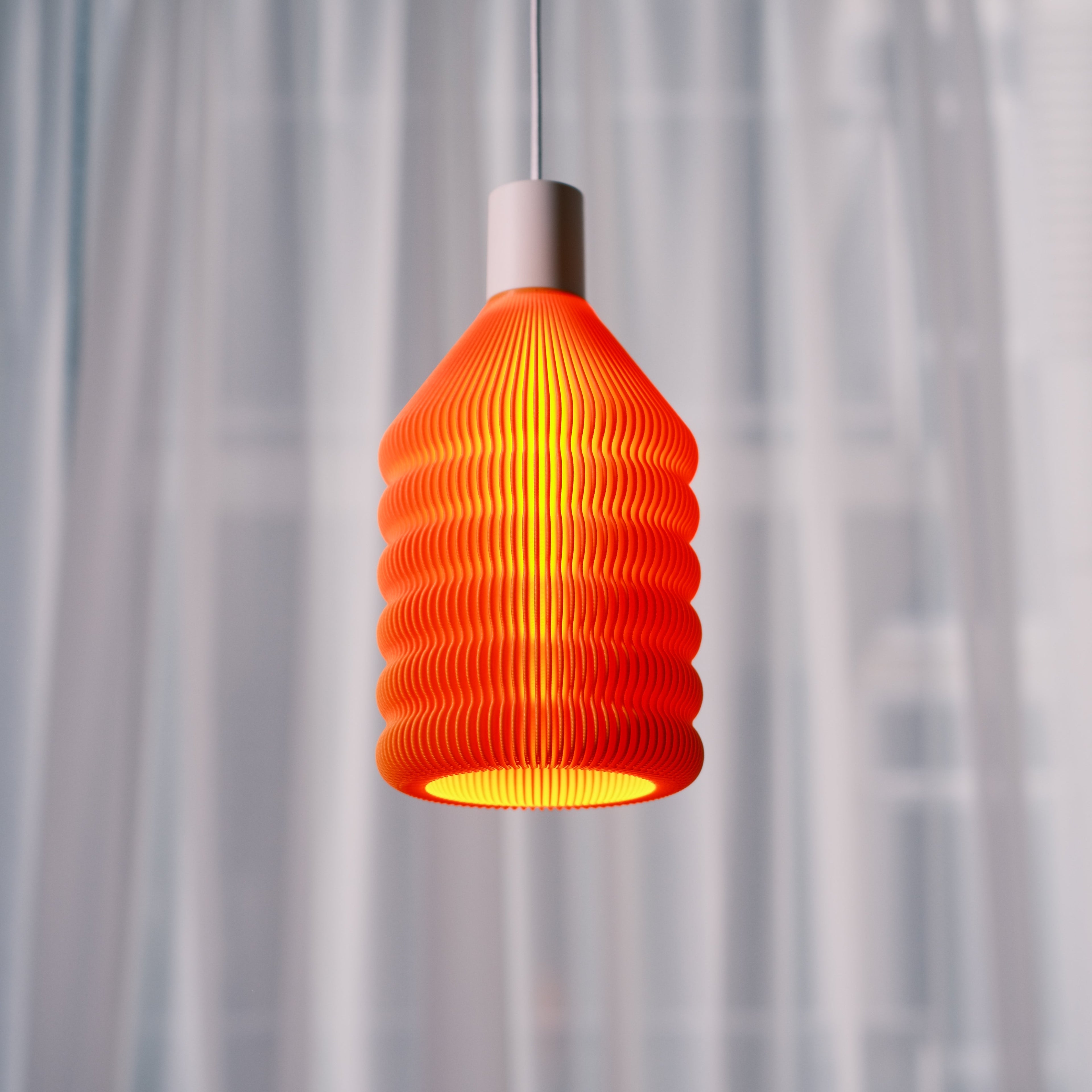 Otto Pendant Lamp Mandarin Orange Hanging Ceiling Light Modern Decor Glenbrookhome