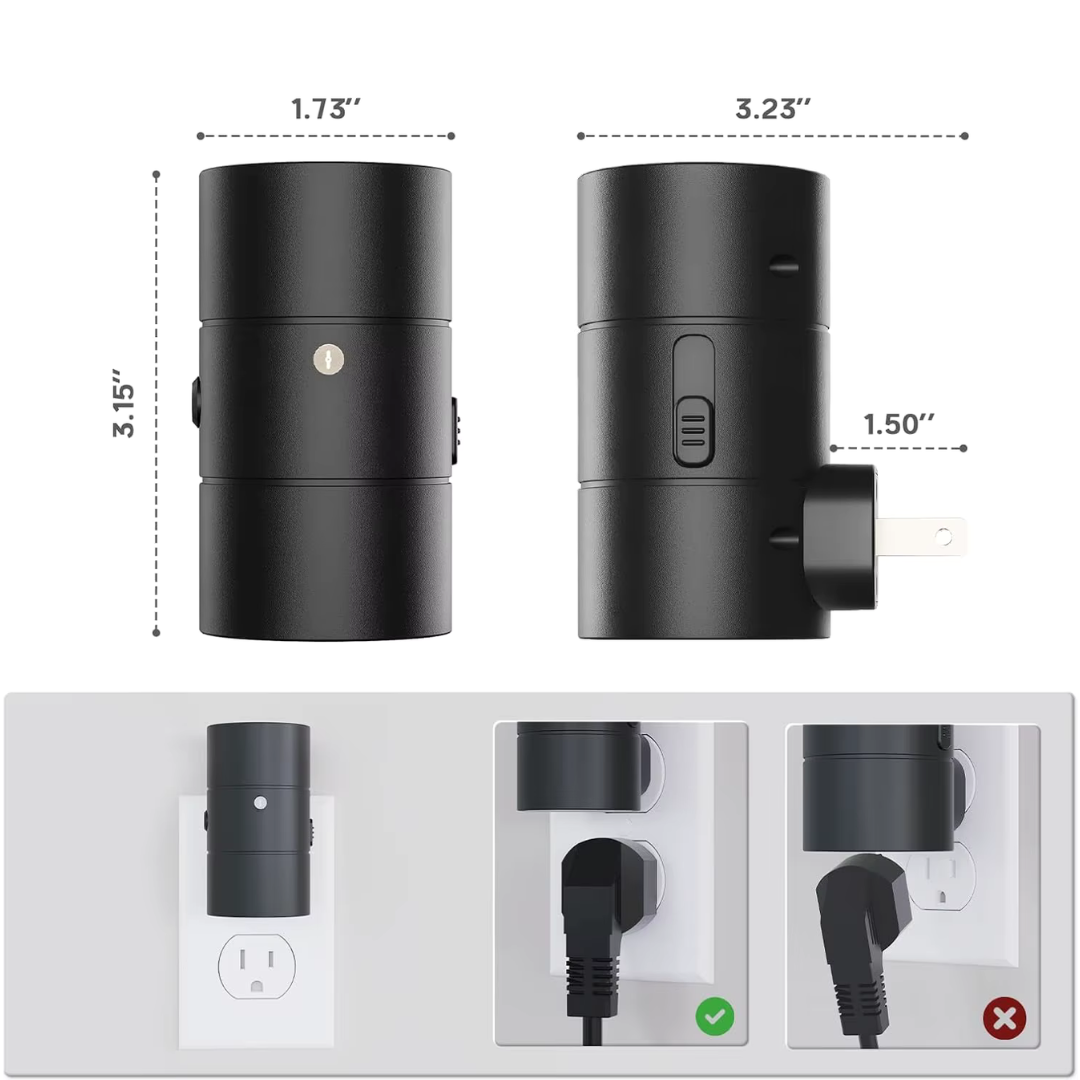 Plug-In Night Light – Dusk to Dawn Dimmable LED Nightlight for Hallway & Bedroom