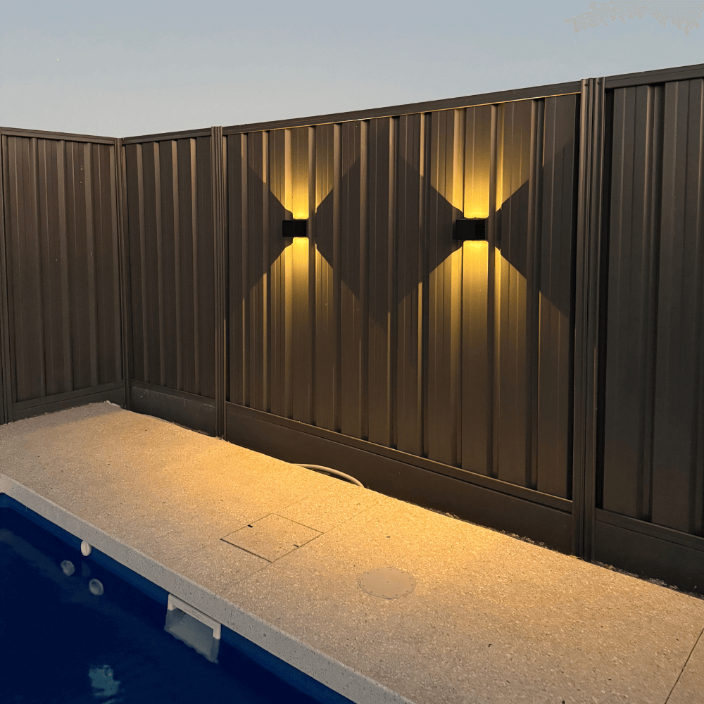 Outdoor Wall Light Rechargeable Wireless LED Sconce Waterproof Patio Garden Lighting