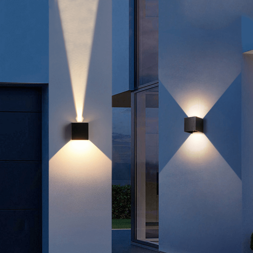 Outdoor Wall Light Rechargeable Wireless LED Sconce Waterproof Patio Garden Lighting