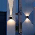 Outdoor Wall Light Rechargeable Wireless LED Sconce Waterproof Patio Garden Lighting