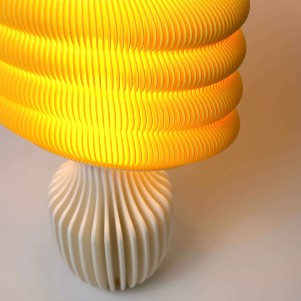 Limoncello Tall Table Lamp Citrus Yellow Large Bedside Floor Light Glenbrookhome