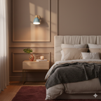 Modern Minimalist Wooden Cone LED Wall Sconce | 1-Light