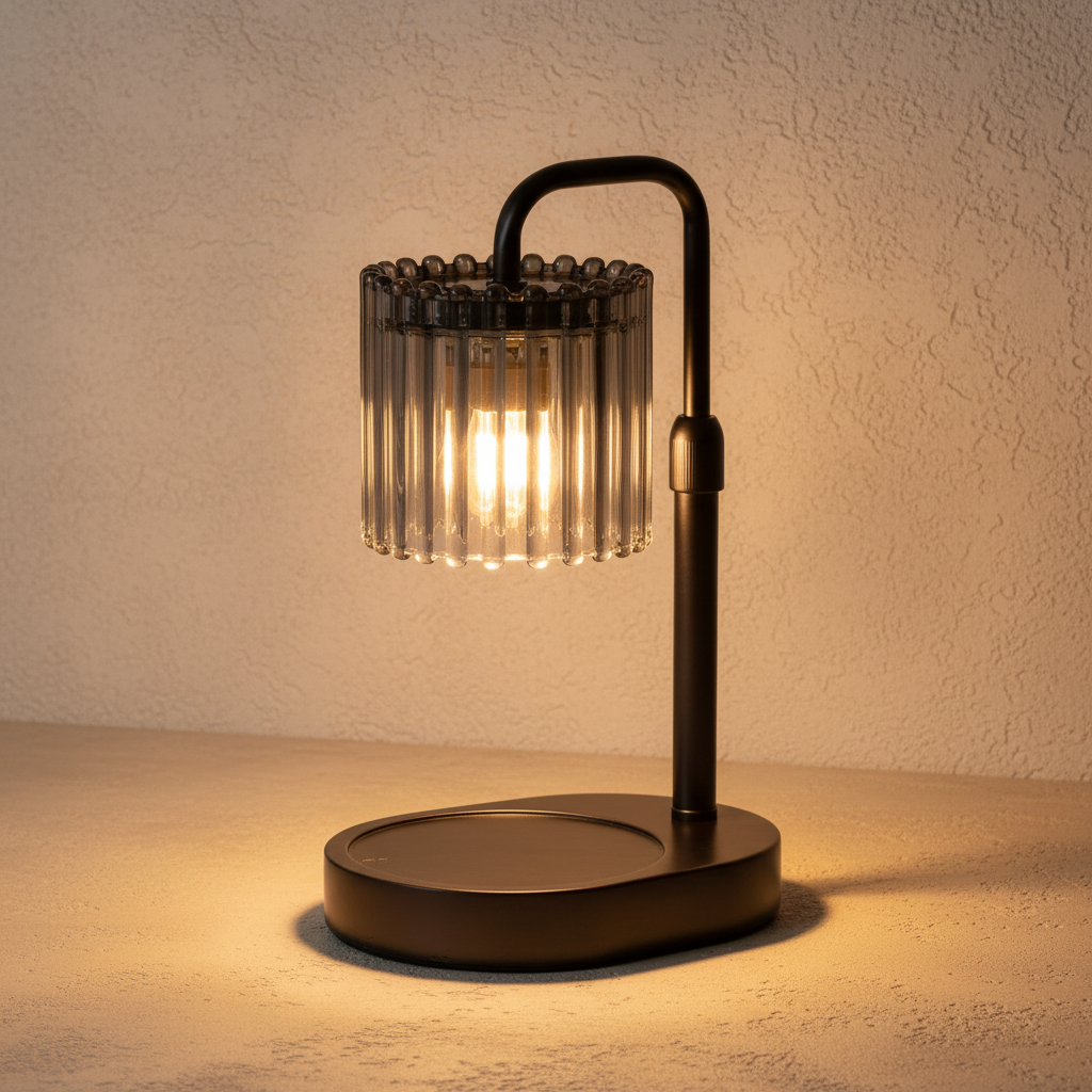 Crystal Stripe Candle Warmer Lamp
